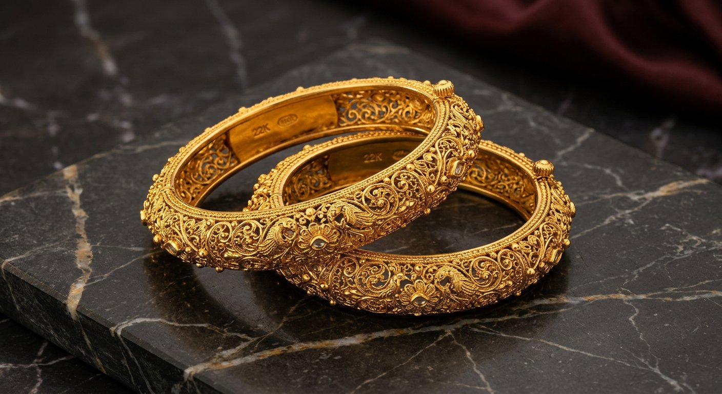 Anamika Temple Bangle Pair